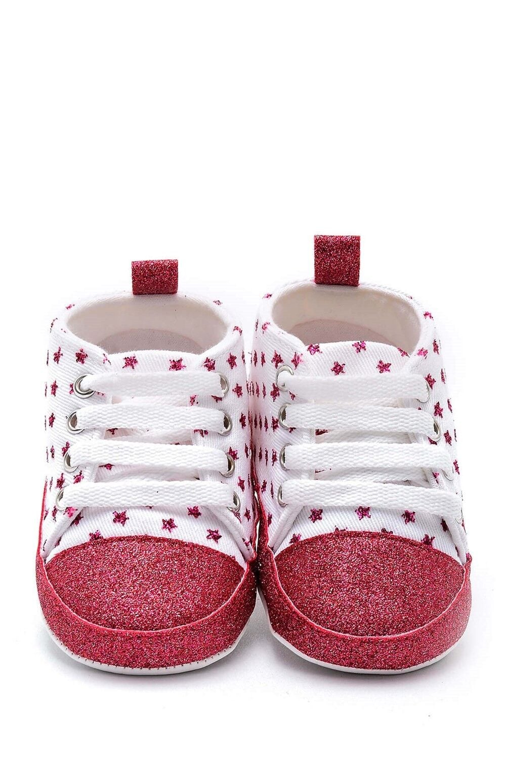 First Step Simli Yıldızlı Patik - Pembe 8-12 Ay / No.18