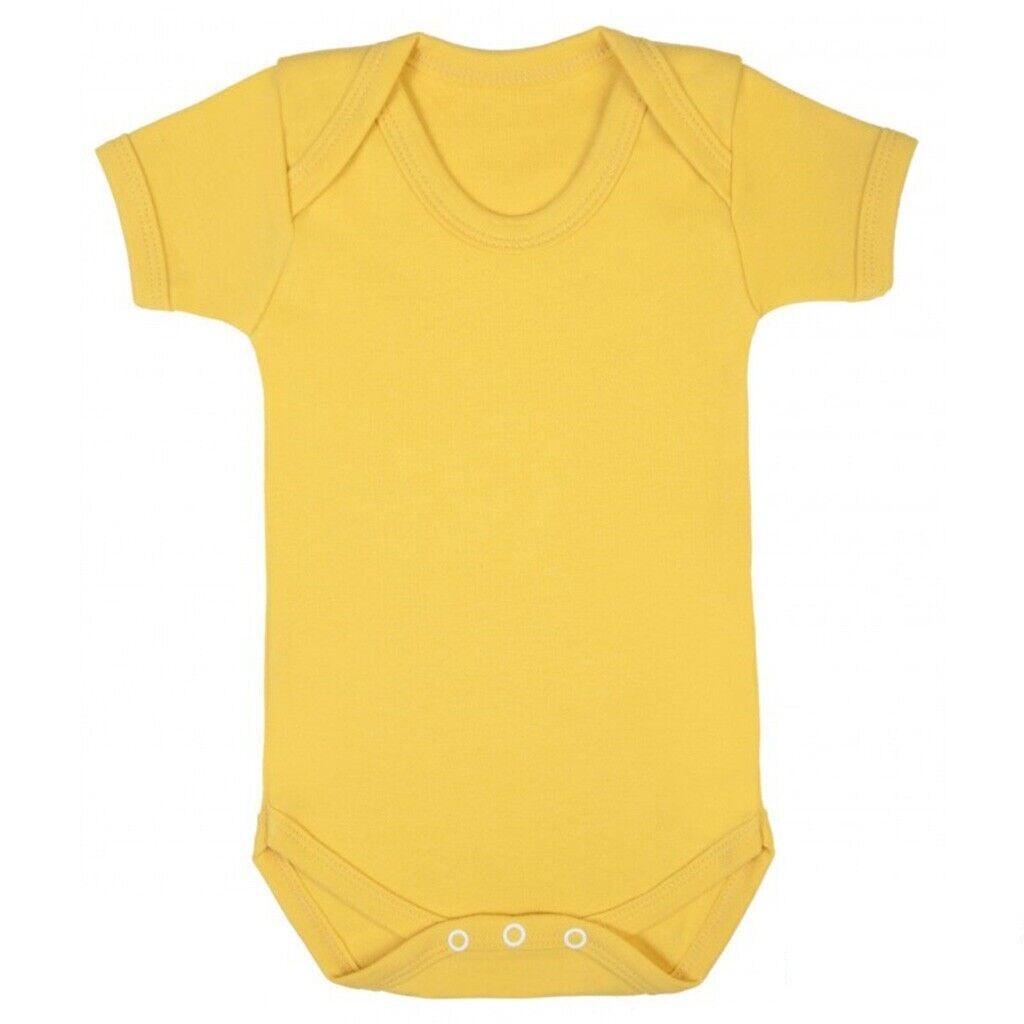 Sema Baby Prematüre Yarım Kol Penye Çıtçıtlı Badi - Sarı