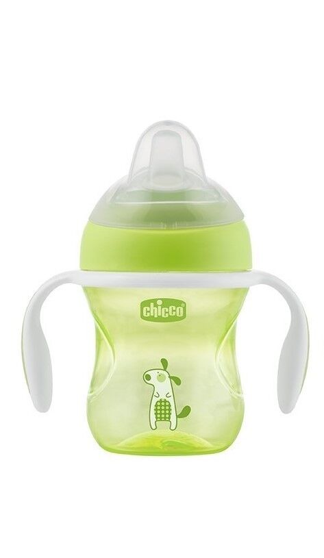 Chicco Yumuşak Uçlu Geçiş Bardağı 200ML 4 Ay+ Yeşil