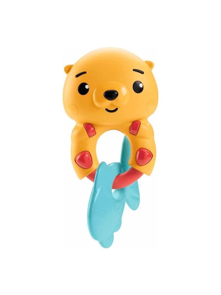 Fisher Price Eğlenceli Dostlar Çıngıraklı Dişlik - Su Samuru HJW11-HKD69