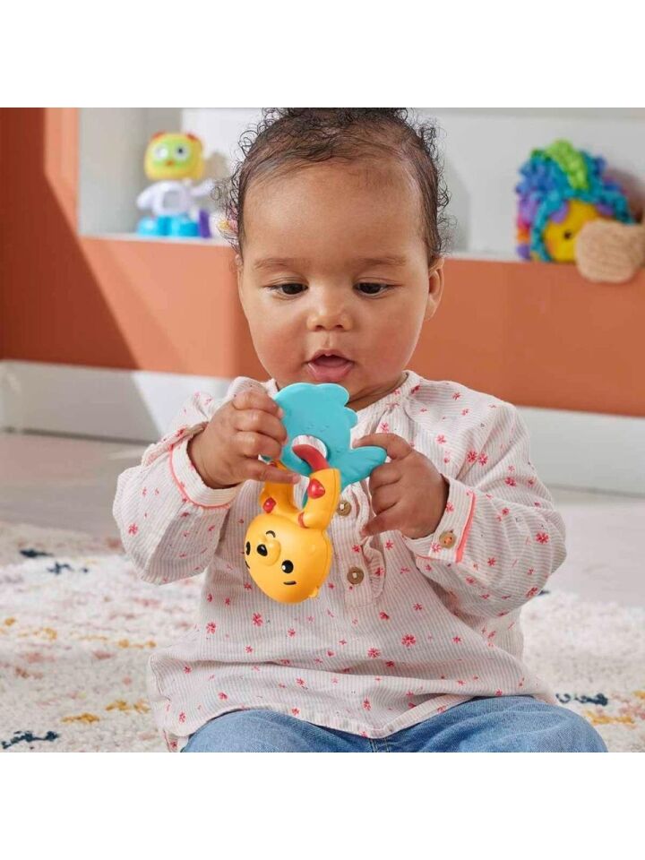 Fisher Price Eğlenceli Dostlar Çıngıraklı Dişlik - Su Samuru HJW11-HKD69