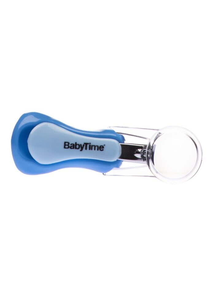 Baby Time Büyüteçli Tırnak Makası	 - Mavi