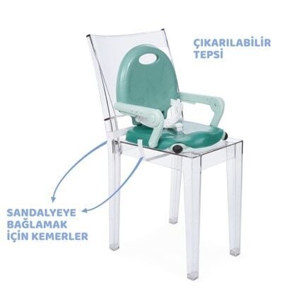 Chicco Pocket Snack Yükseltici Mama Sandalyesi - Sage