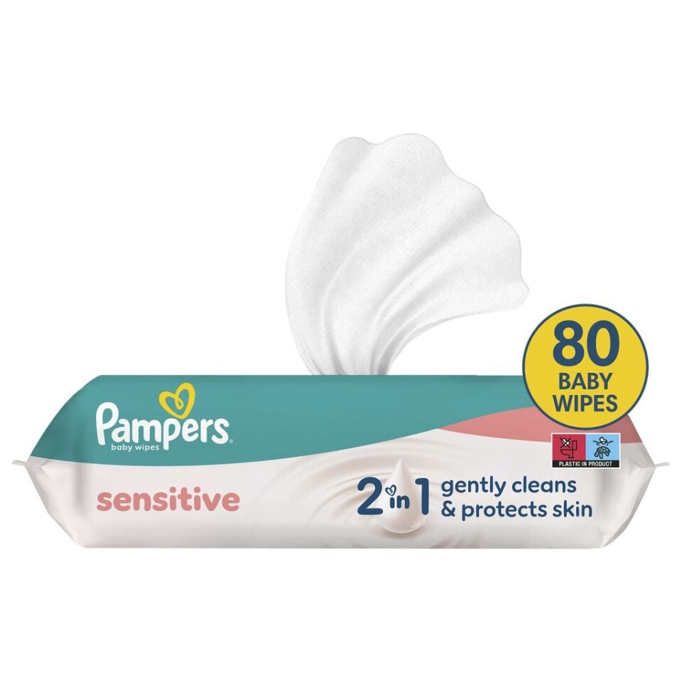 Prima Pampers Sensitive Hassas Islak Bebek Havlusu 80'li